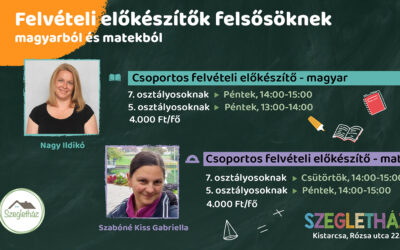 felvételi előkészítők felsősöknek